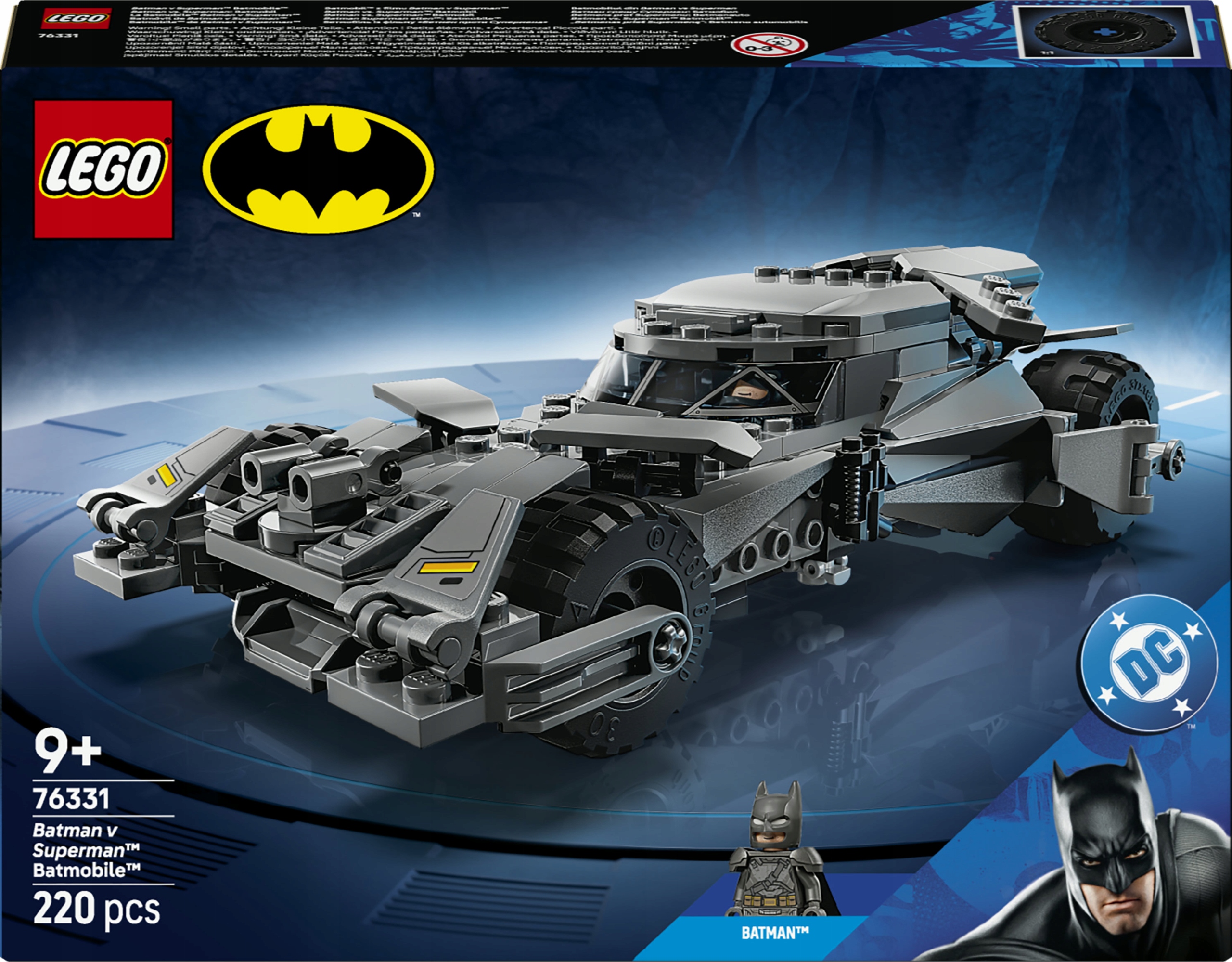 Lego DC Batman: Batmobil z filmu Batman vs Superman 76331
