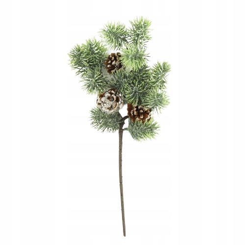 

Gałązka Sosnowa Ośnieżona Świąteczna Szyszki 40 CM