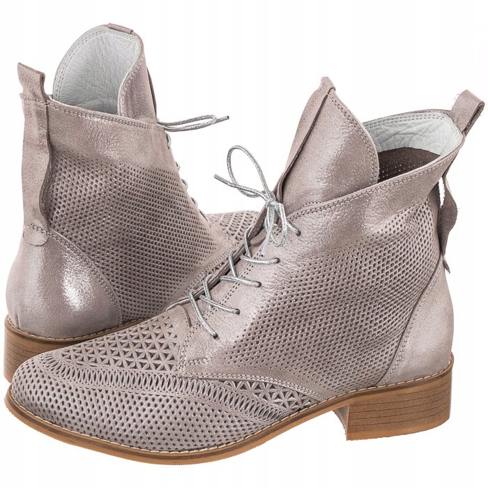 

Buty Damskie Botki Artiker Różowe/Srebrne 46C0769