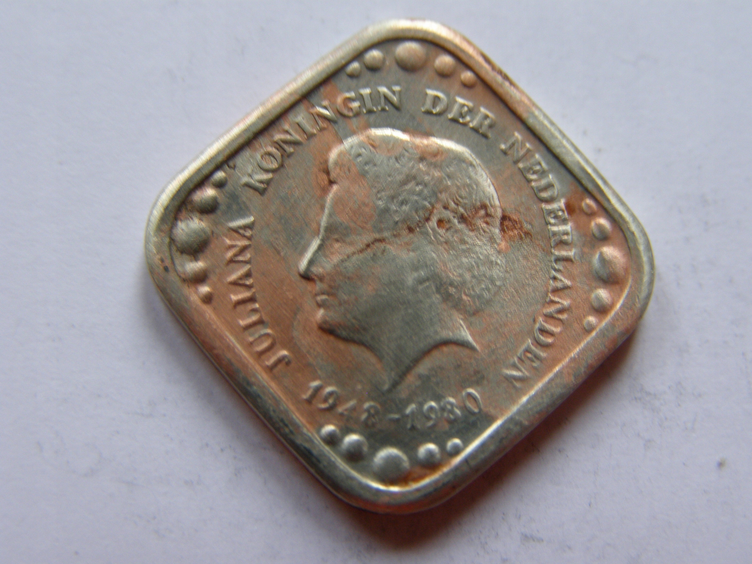 HOLANDIA HOLLAND 5 CENTS 1980 ROK OKOLICZNOŚCIOWA 1587