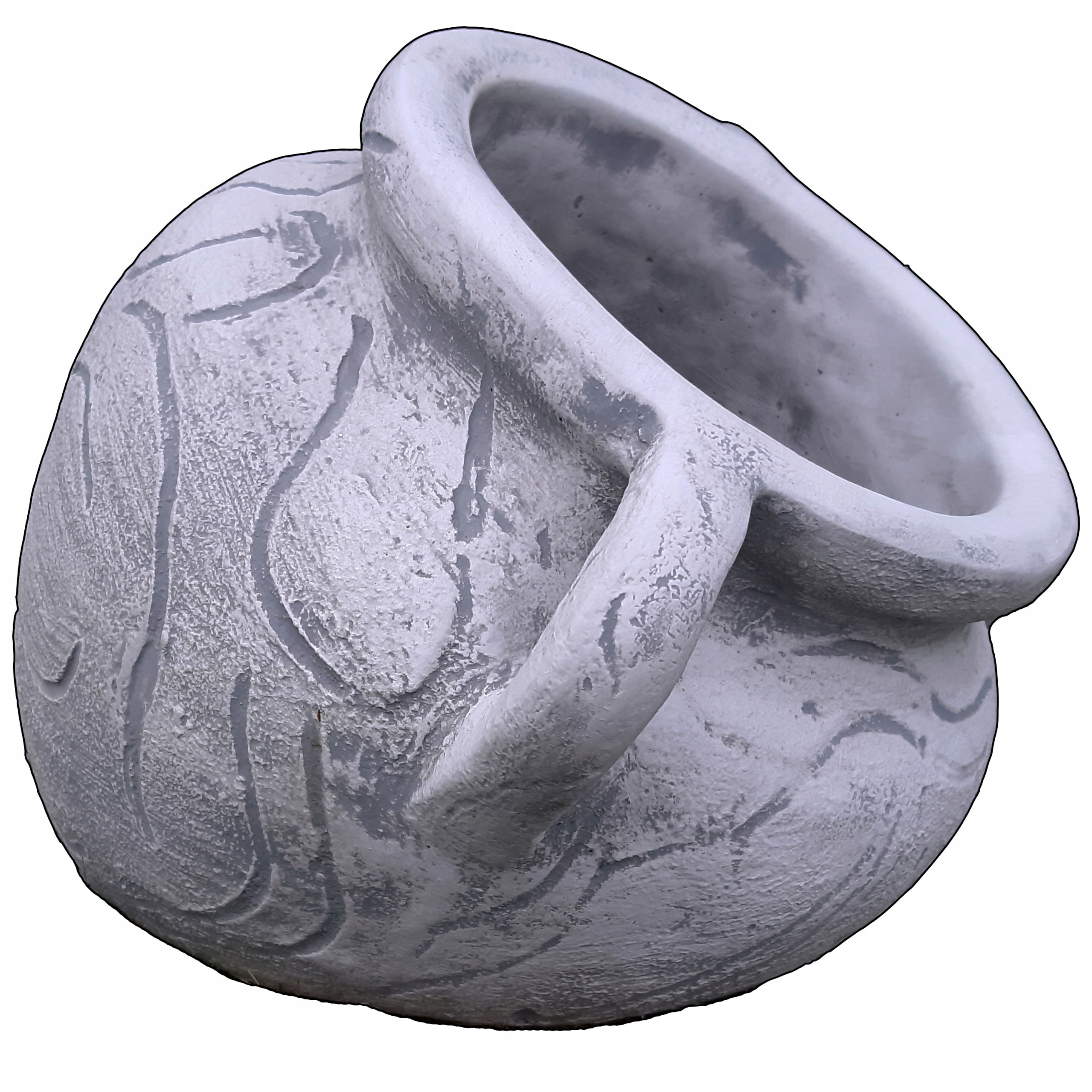 Zahradní figurka betonová socha květináč kryt gazon džbán váza hrnec