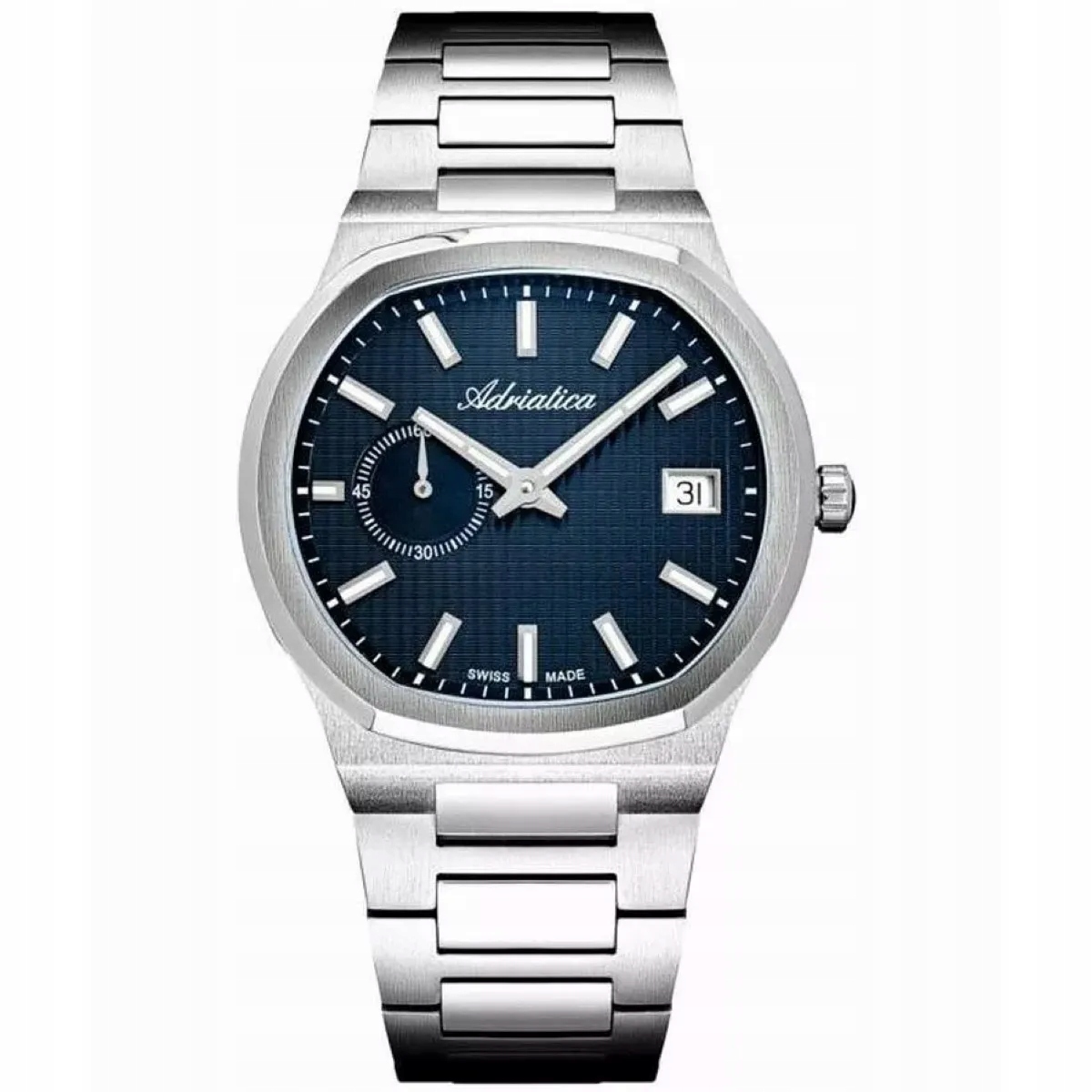 Adriatica Pánské Hodinky Automatic na stříbrném náramku A8349.5115A