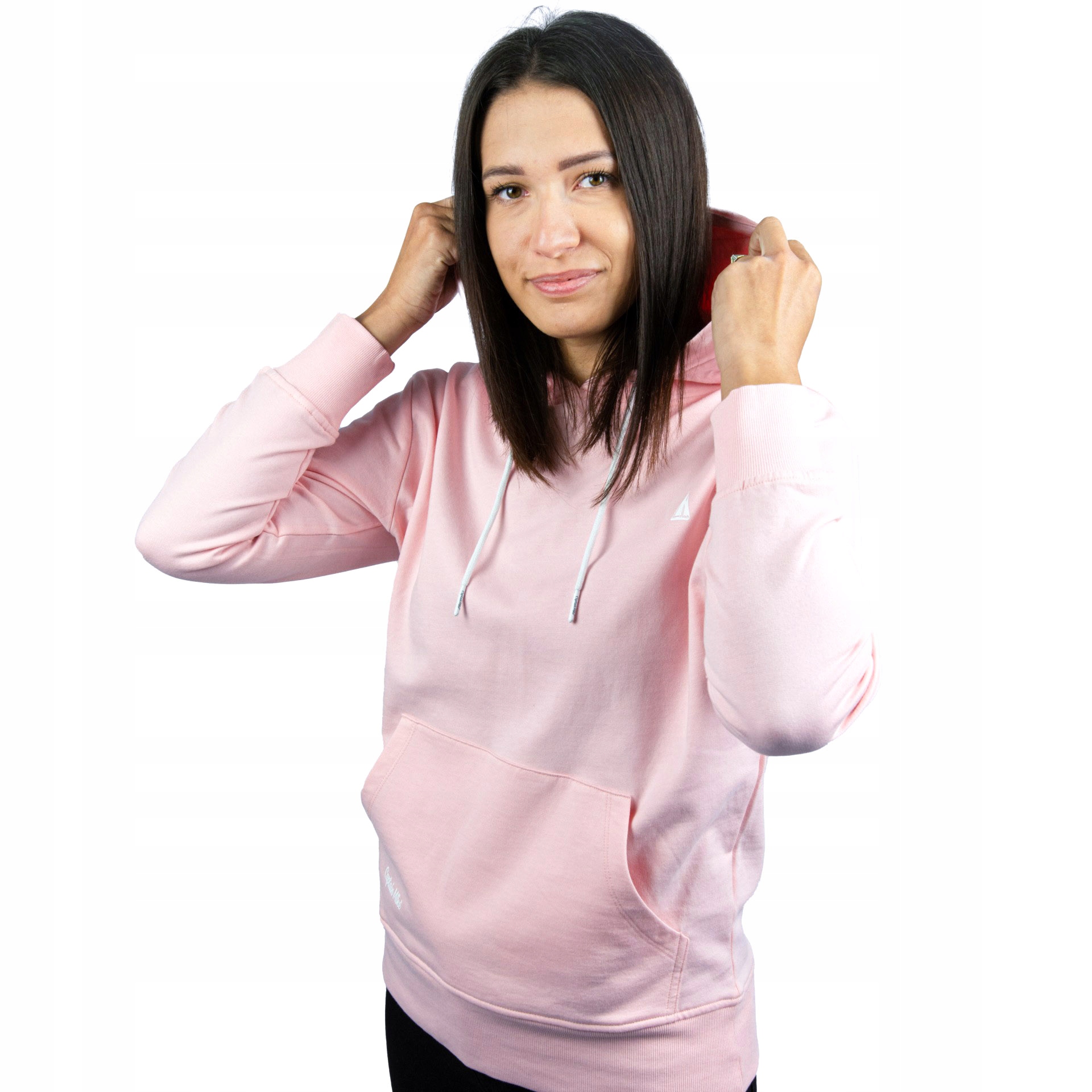

Bluza kangurka z kapturem Captain Mike różowa r.S