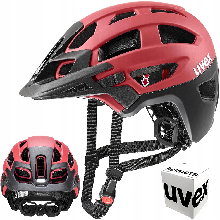 Helma Uvex Finale 2.0 52-57 cm červená-černá matná Enduro