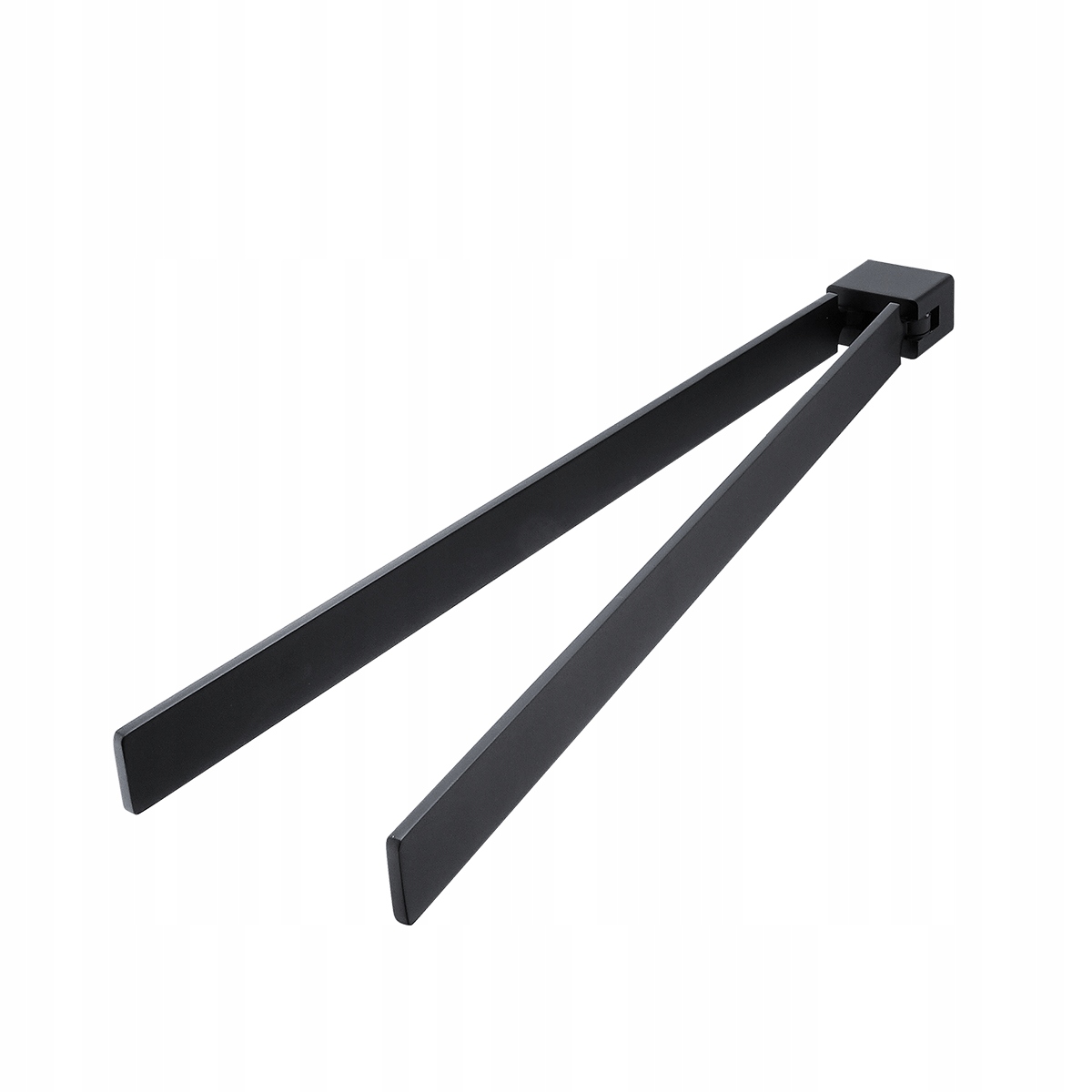 Nimco Kibo čierny kúpeľňový dvojitý vešiak držiak uterákov 38cm Ki-14096-90_