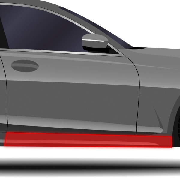 Protection Film Samolepka fólie na práh Jeep Grand Cherokee Srt WK2