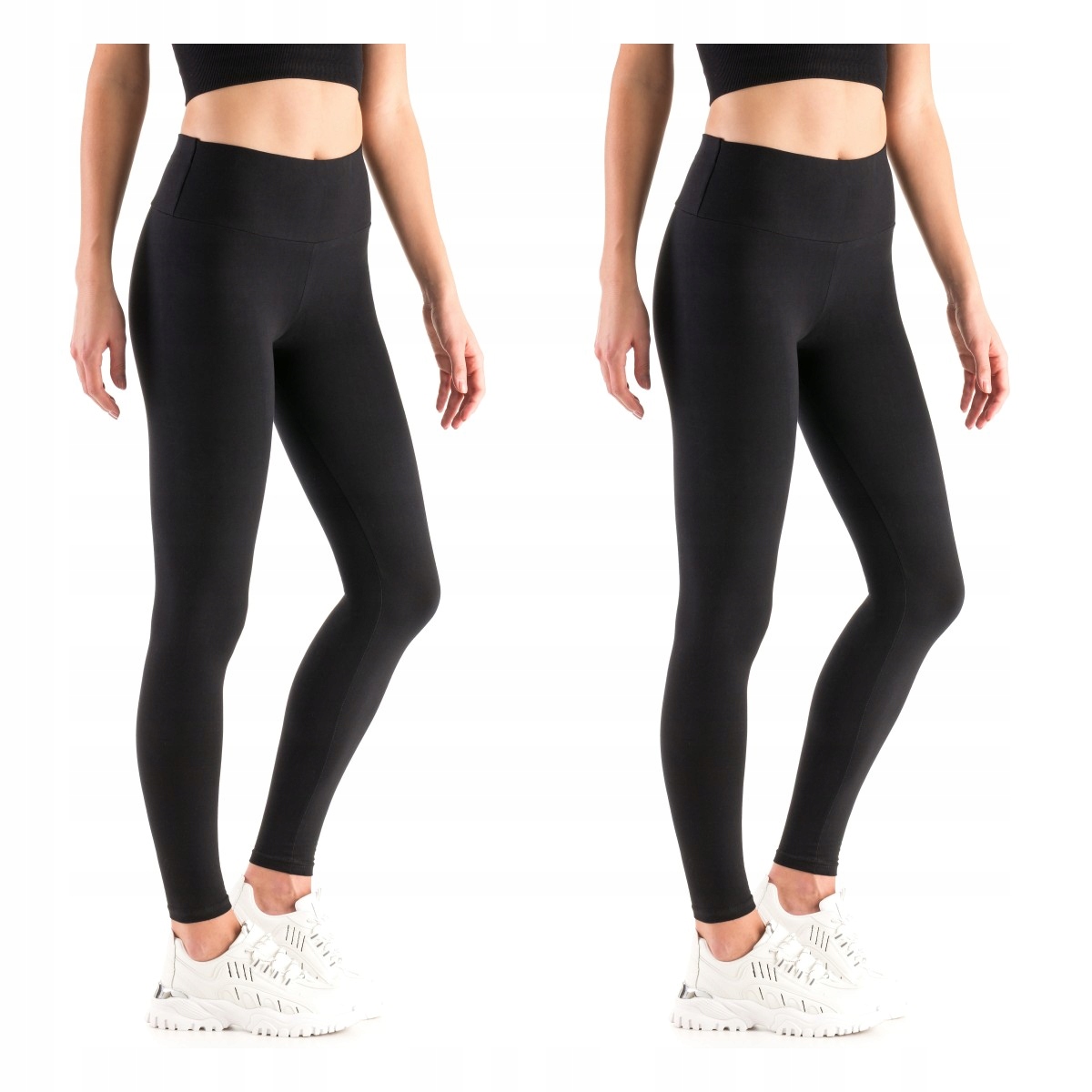 

2X Legginsy Z Wysokim Stanem Wyszczuplające Lwp