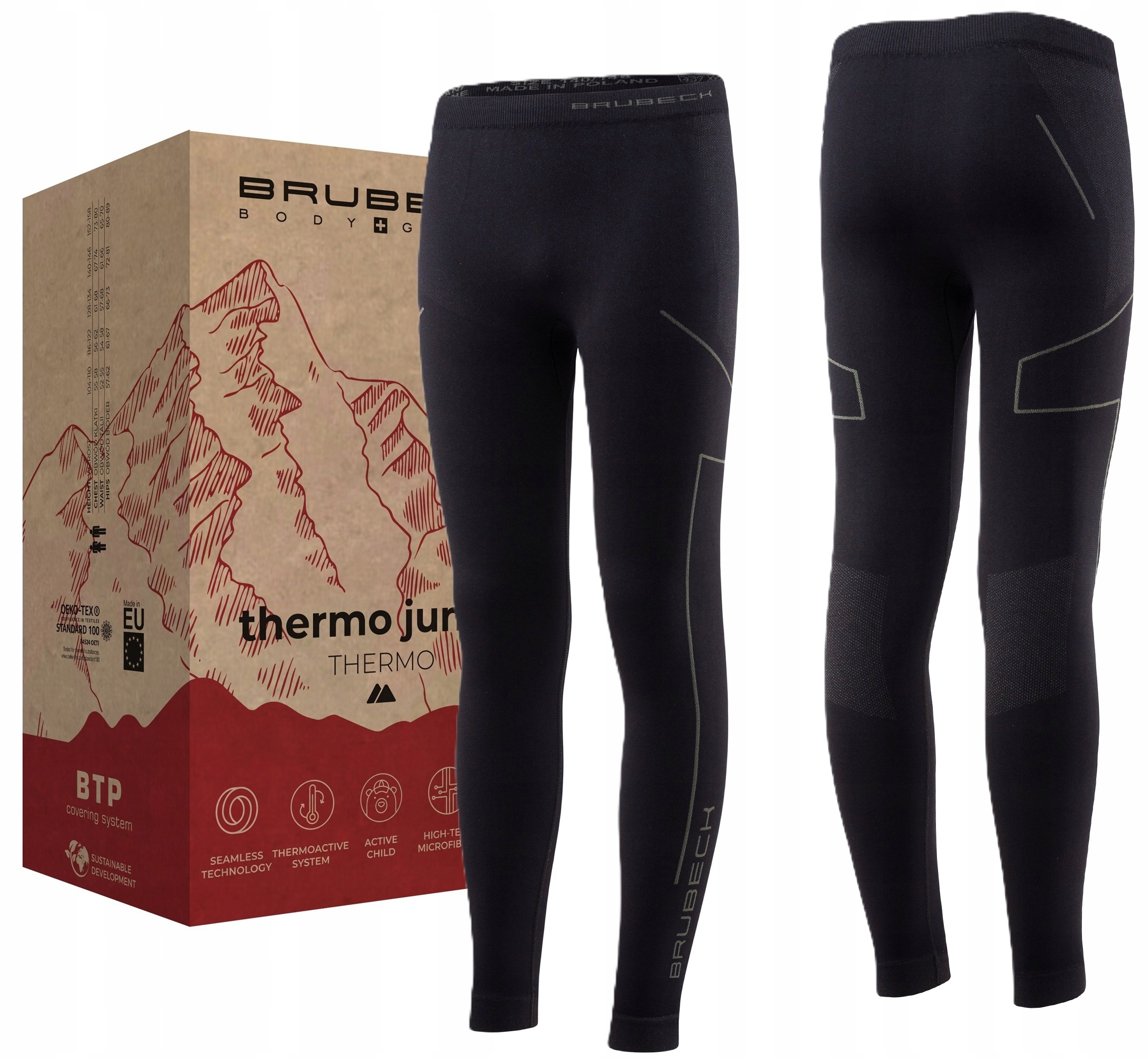 Brubeck Getry Termoaktywne Dla Dzieci Juniora Oddychające Na Narty Sportowe