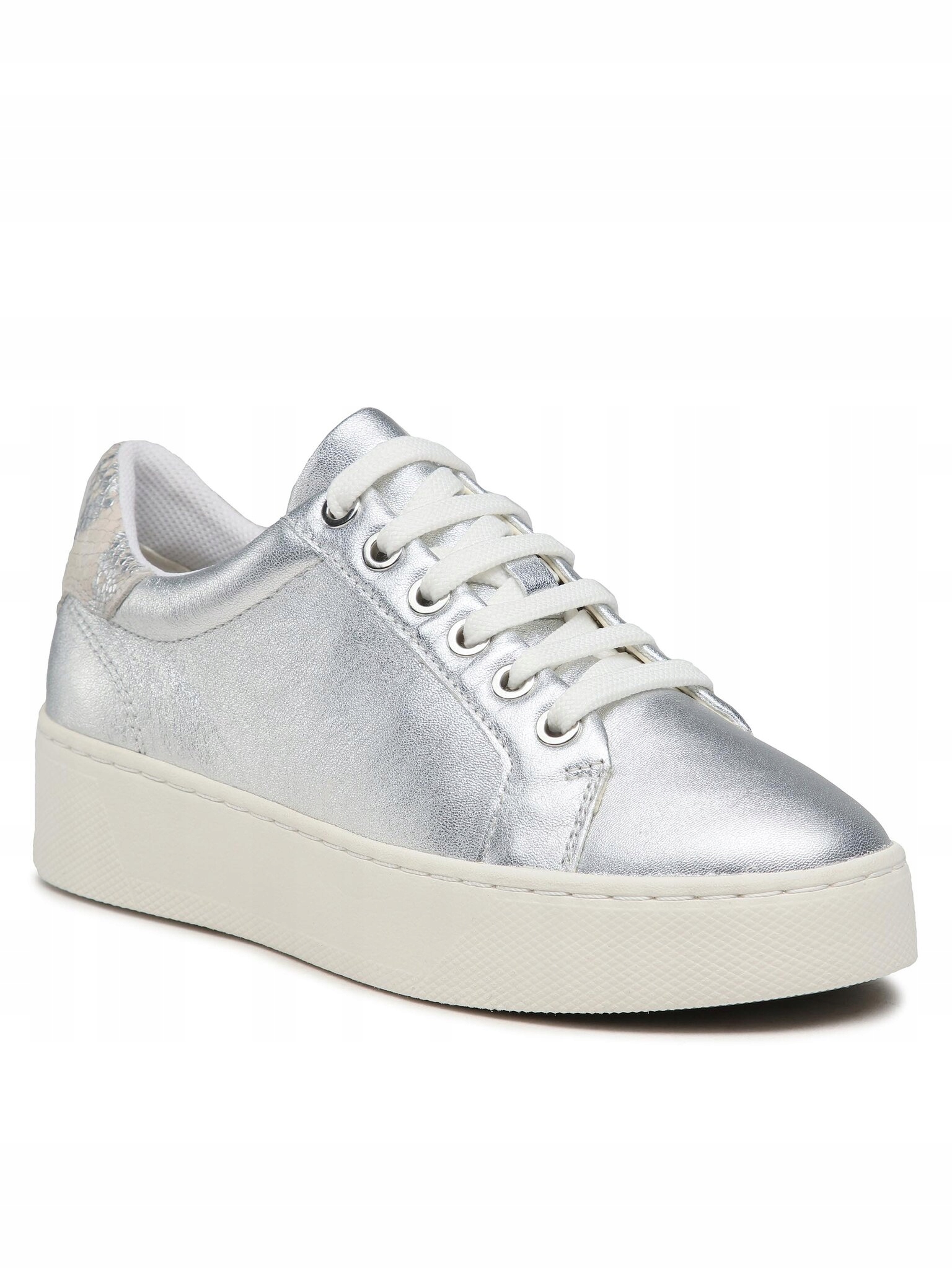 Geox Sneakersy D Skyely C D35QXC 000Y2 C1007 Silve