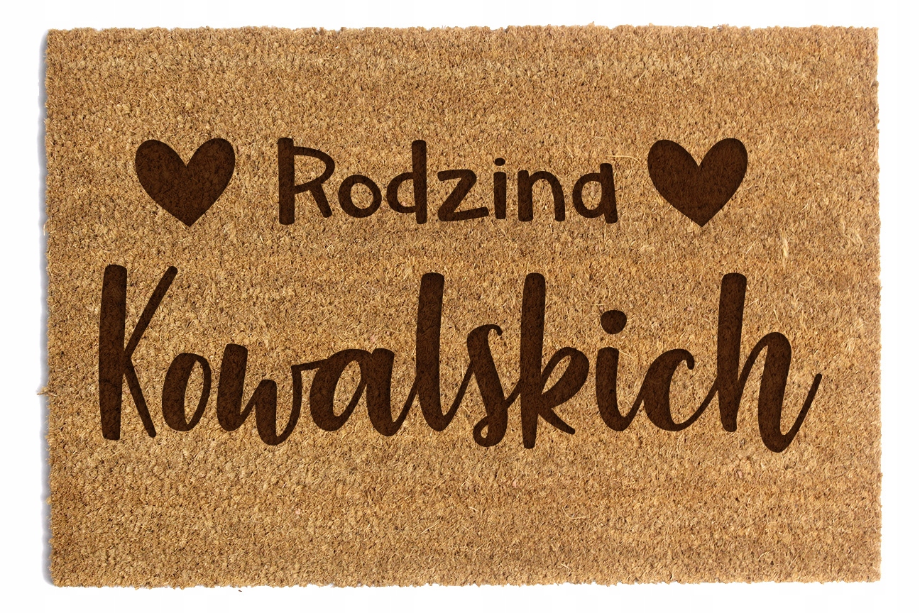 

Wycieraczka Pod Drzwi Dowolny napis 40x60cm ~2