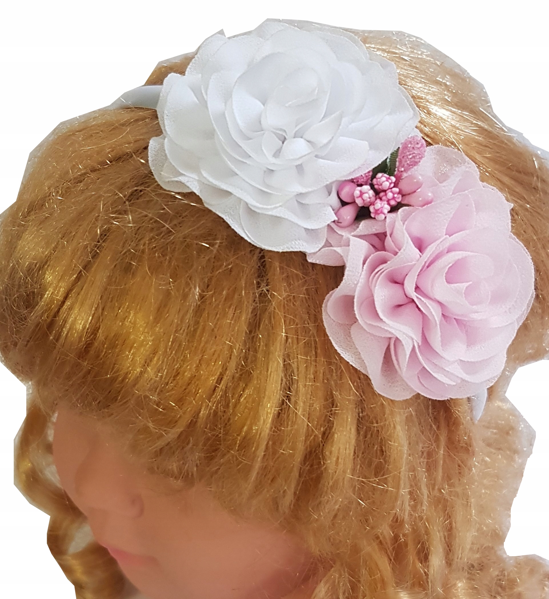 

Opaska Z Kwiatami Chrzest Komunia Uniwersalna