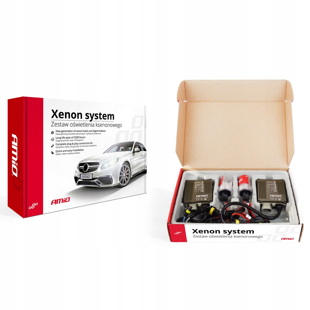 Prestavbová xenónová sada 1068 Canbus H1 4300K AMiO-01784