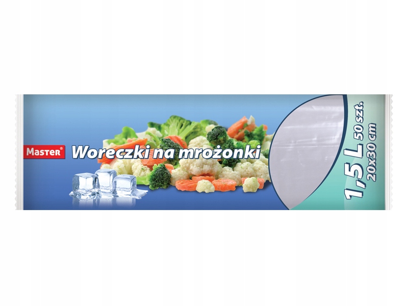 

Master Woreczki Na Mrożonki 1,5l 50 Sztuk S-013