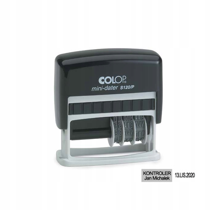 PIECZĄTKA DATOWNIK COLOP Z HASŁEM