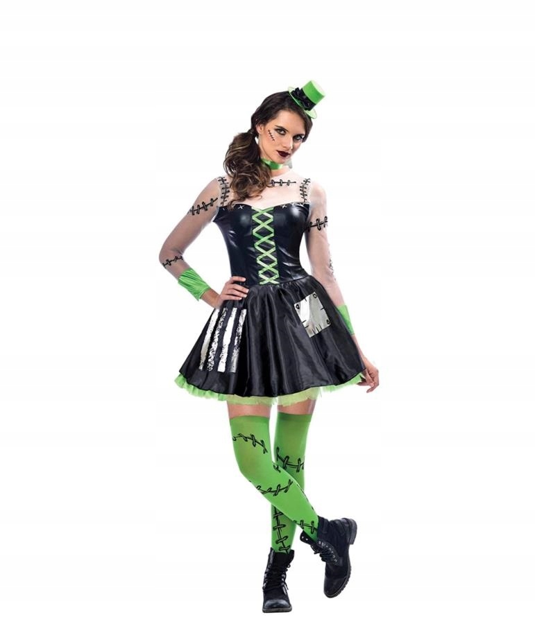 Kostým paní Frankesteinové vel S Halloweenem