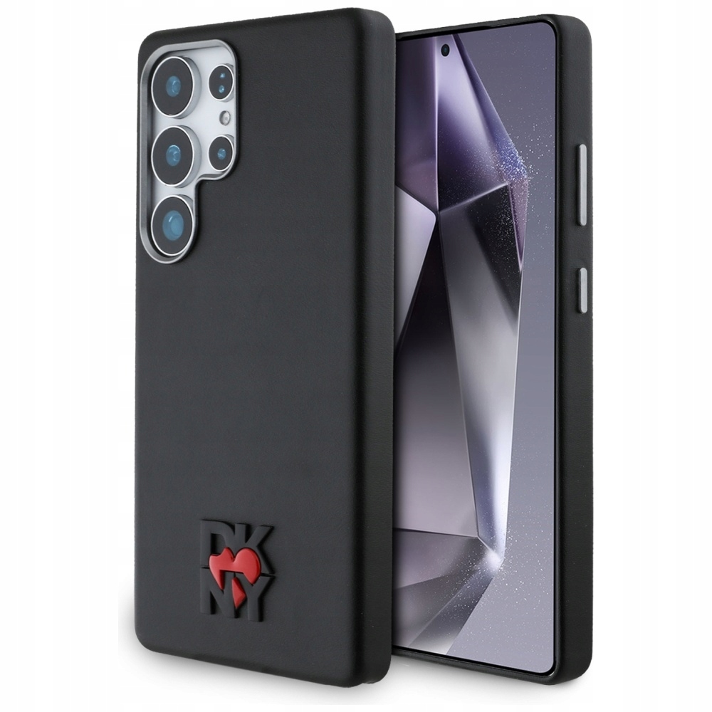 Pouzdro pro Samsung Galaxy S25 Ultra Dkny Kožené Srdce Ny Černé