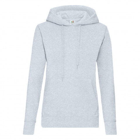 

Bluza damska Hooded Sweat kaptur FruitLoom Grey M