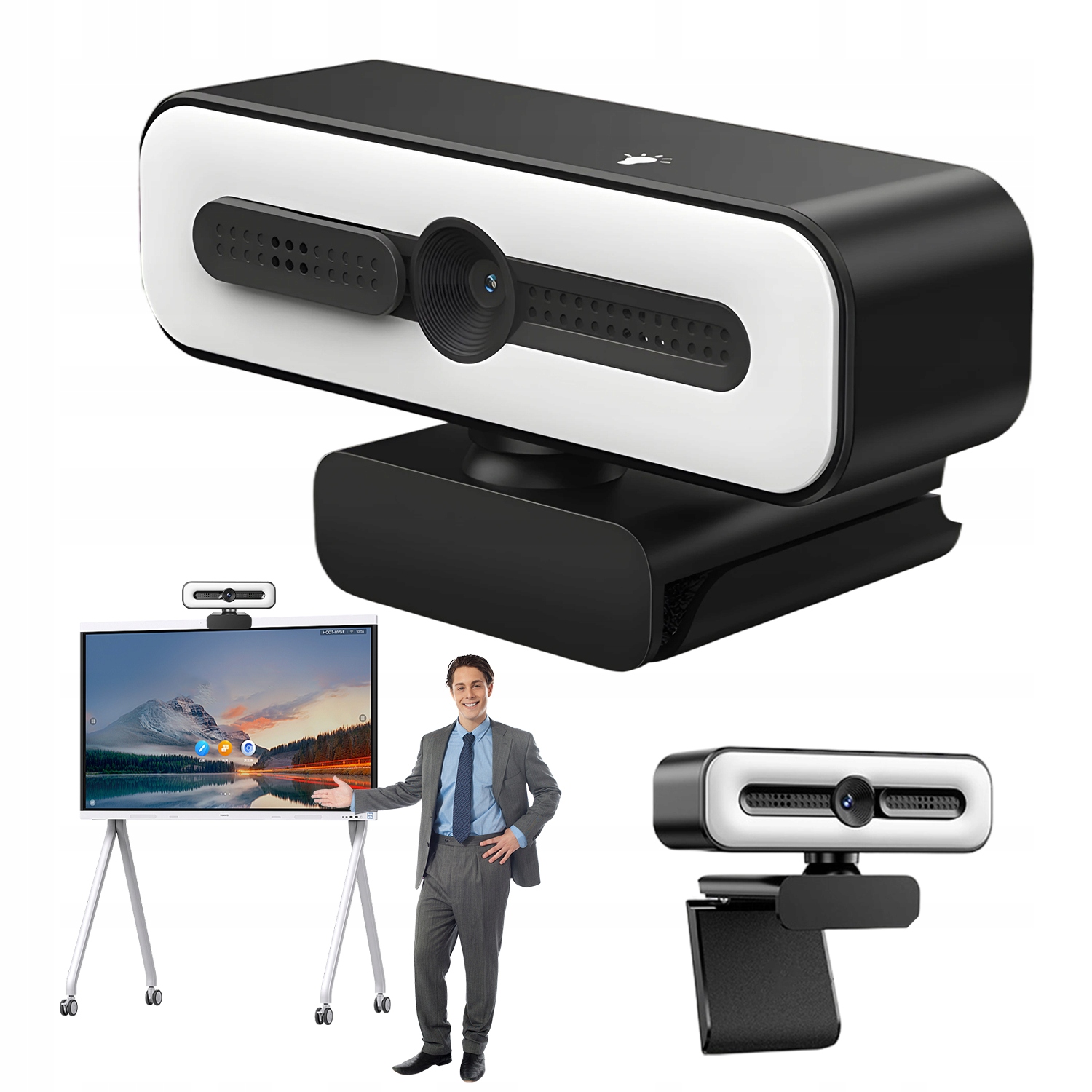 KAMERA WEBCAM 1080P Z ŁATWYM MONTAŻEM DLA WSZECHSTRONNEGO UŻYTKU