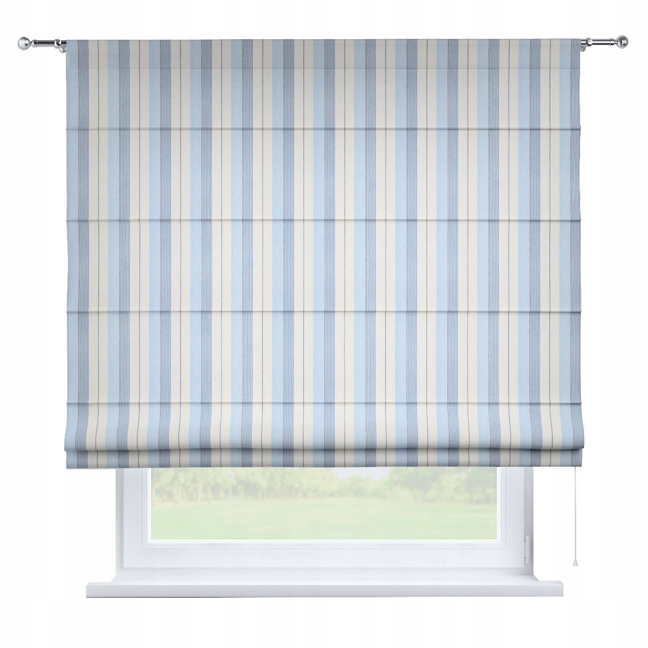 Hotová římská roleta Torino 120 x 150 cm modrá