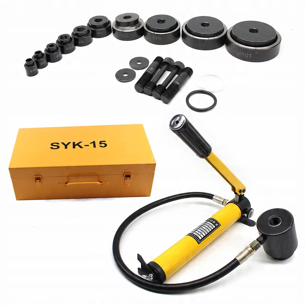 

15T Hydrauliczny Wycinak Otworów 16 mm – 101 mm