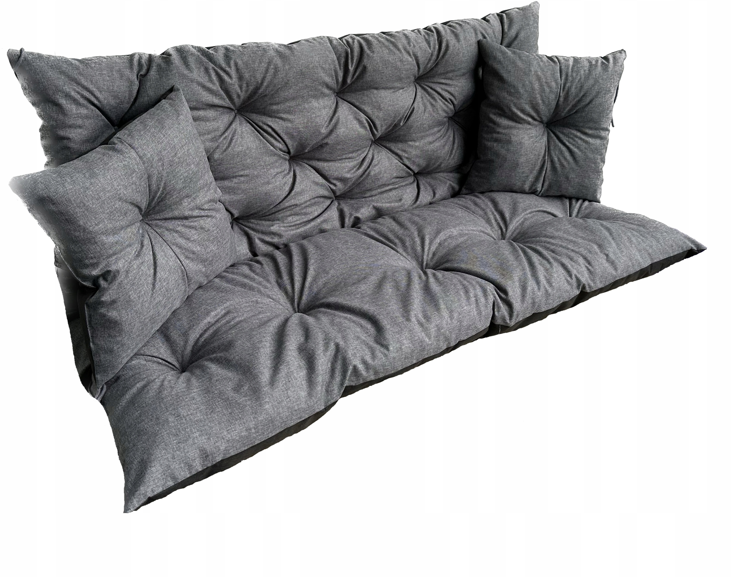 Poduszka ogrodowa na ławkę huśtawkę 150x60x50 +2P