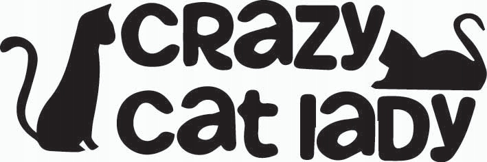 

Naklejki na auto Crazy Cat Lady