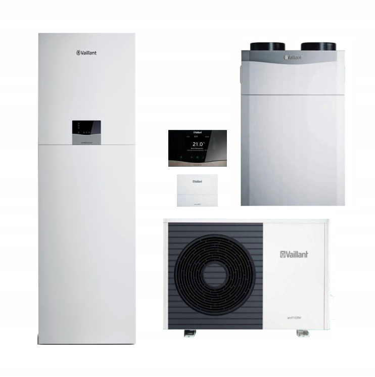 Pompa ciepła Vaillant aroTHERM Split plus w kolorze szarym