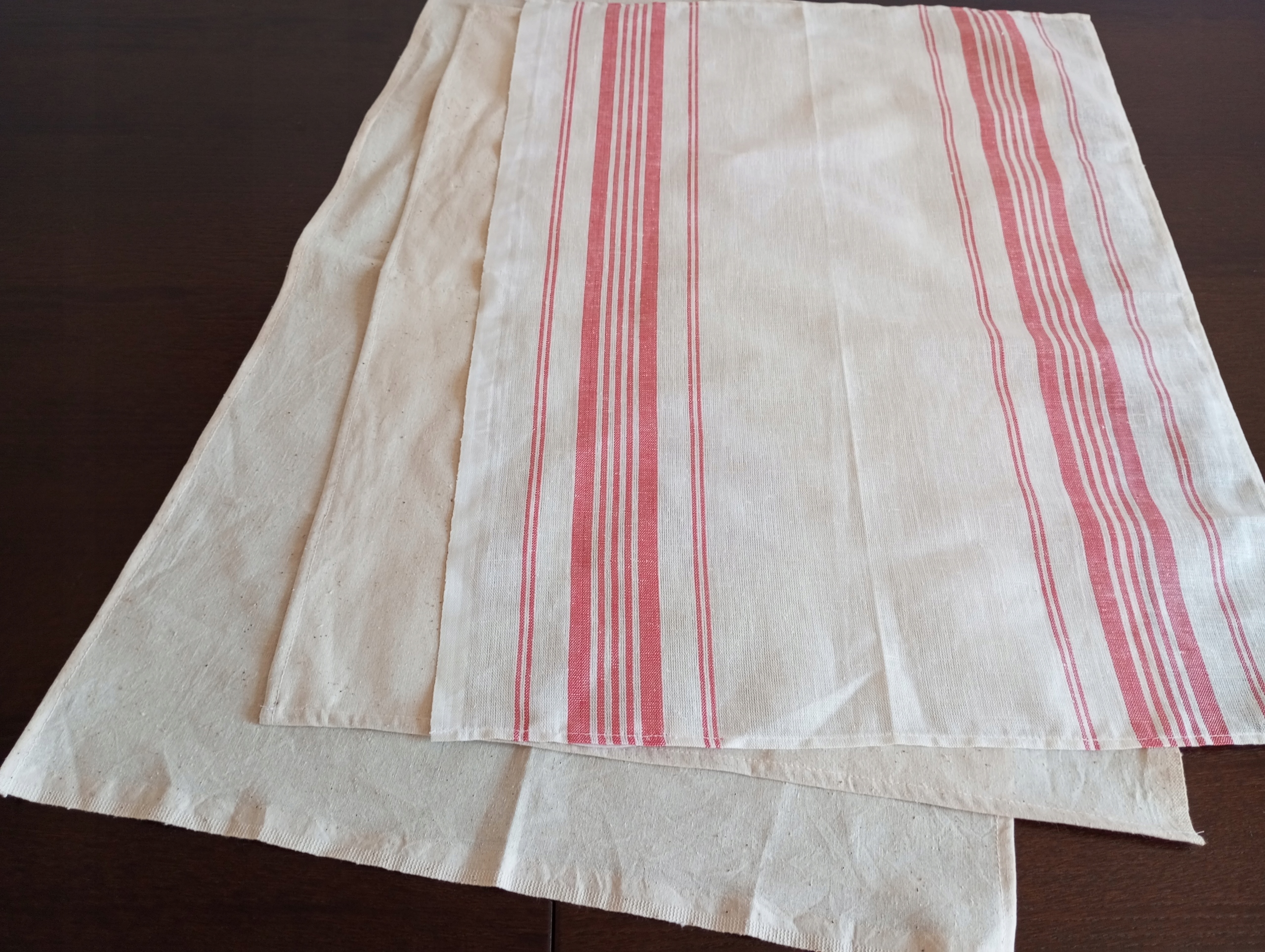 ŚCIERKI KUCHENNE LNIANE 68 / 49 cm. 3 szt.