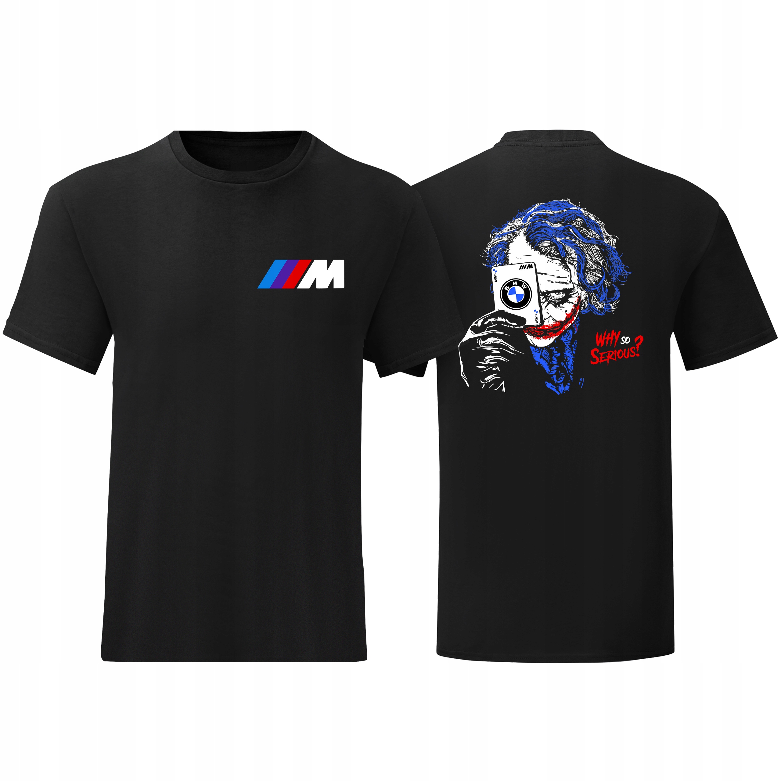 KOSZULKA MĘSKA Z NADRUKIEM JOKER BMW MOTORSPORT MPOWER NADRUK BMW ROZ M ...
