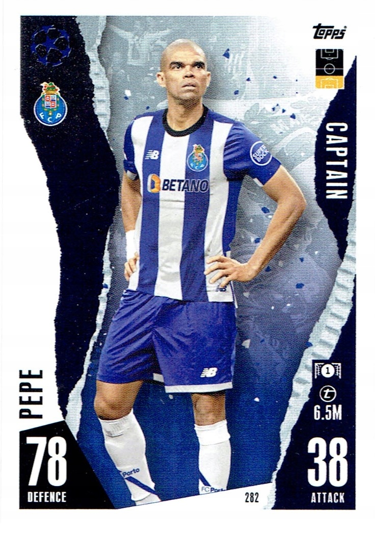 Topps Match Attax 2023-2024 Captain 282 Pepe Fc Porto