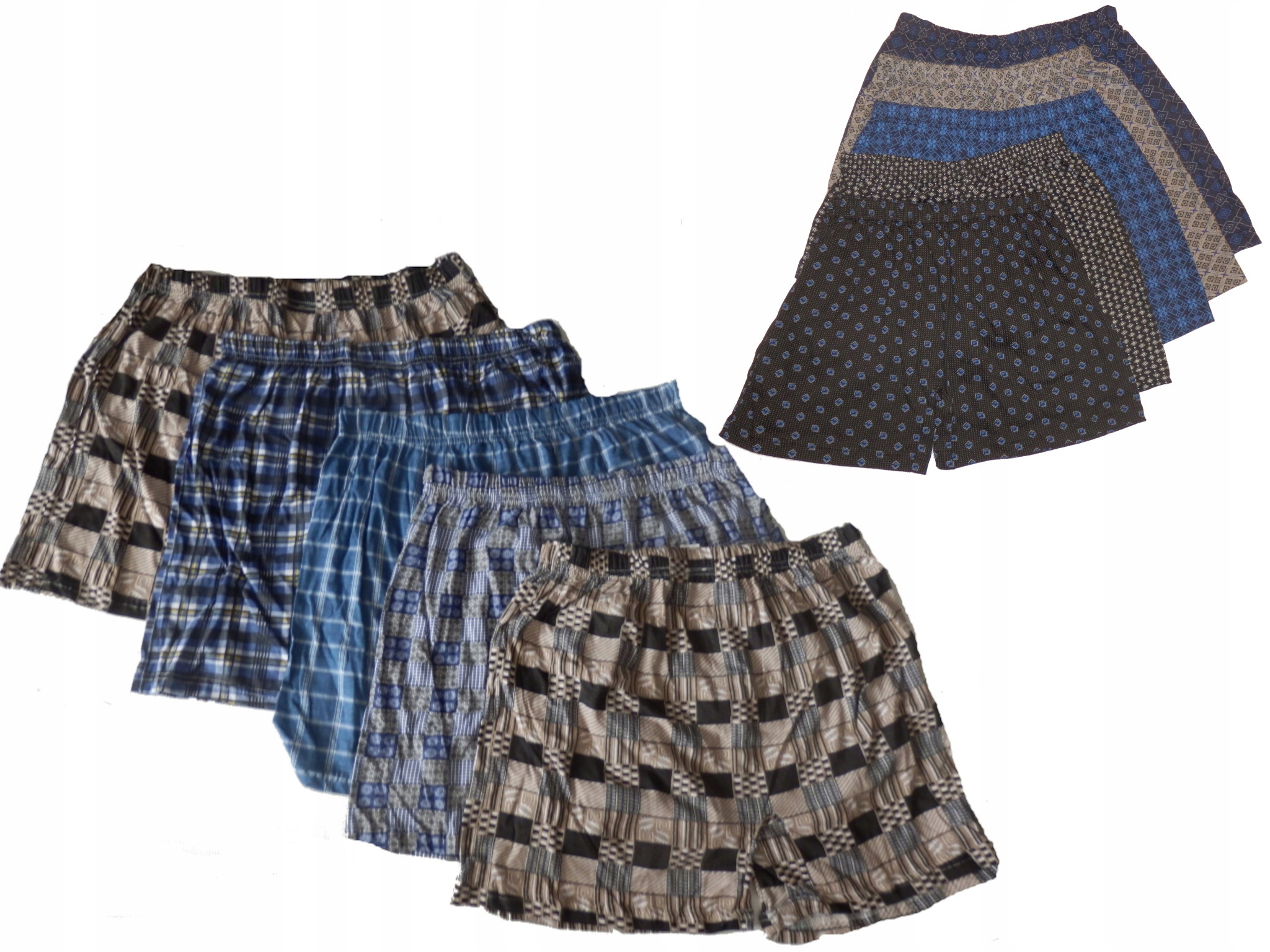 

Bokserki Luźne męskie Bawełniane Pakiet 10 sztuk L