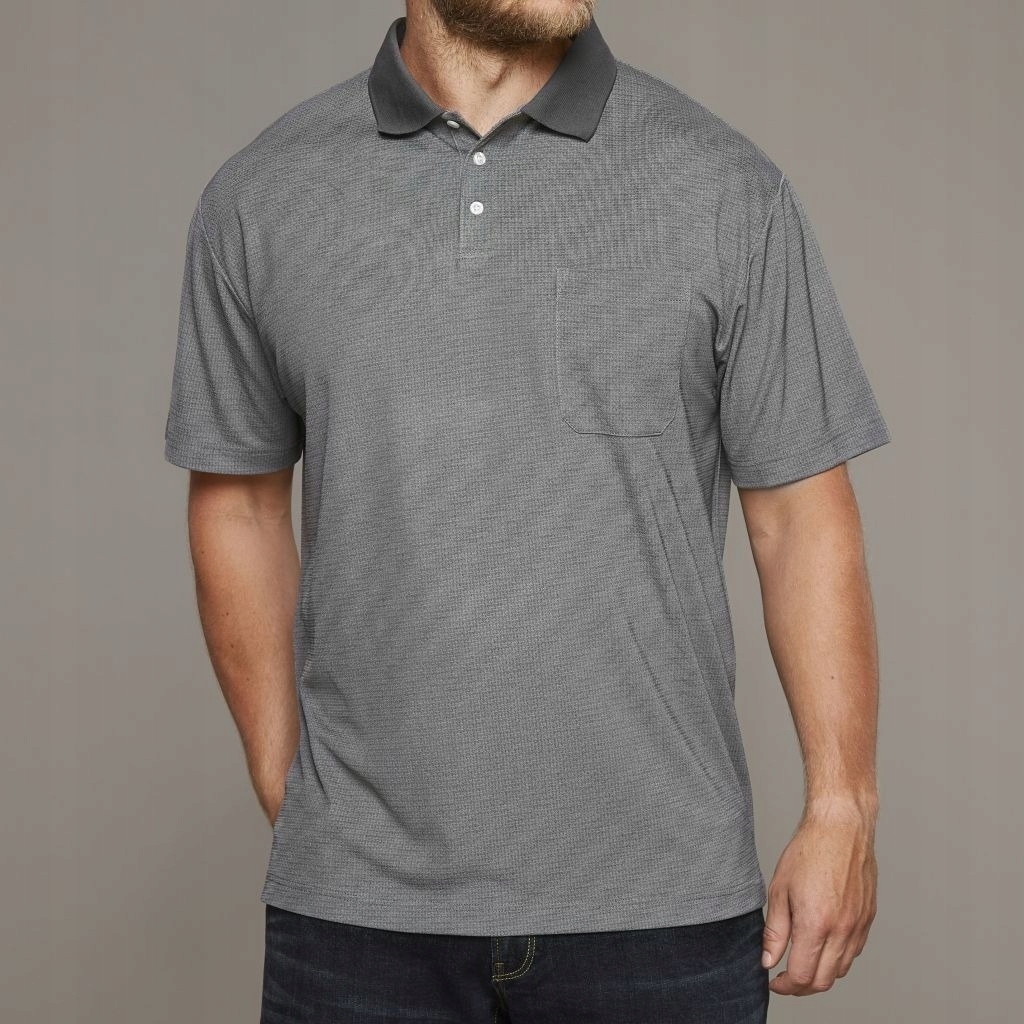 North 56 4 Polo cool effect Šedá 7XL obvod 180cm