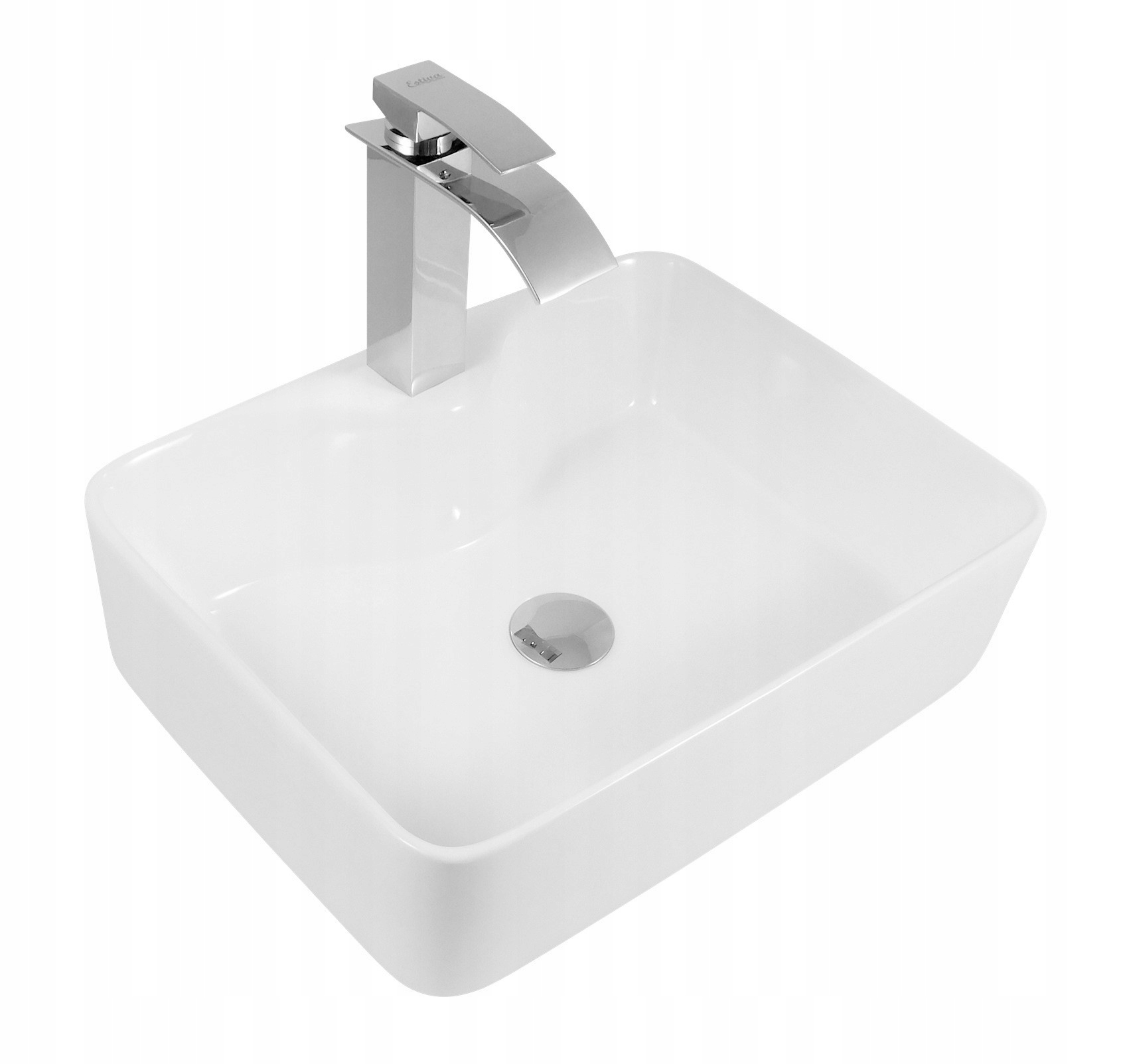 

Umywalka Opia Biała Nablatowa 48x37x13 Estiva