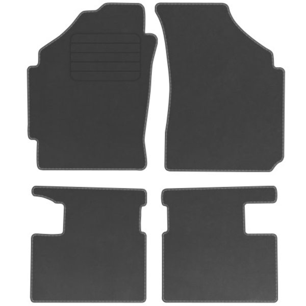 Daewoo Matiz Velurové koberce Comfort Grafit