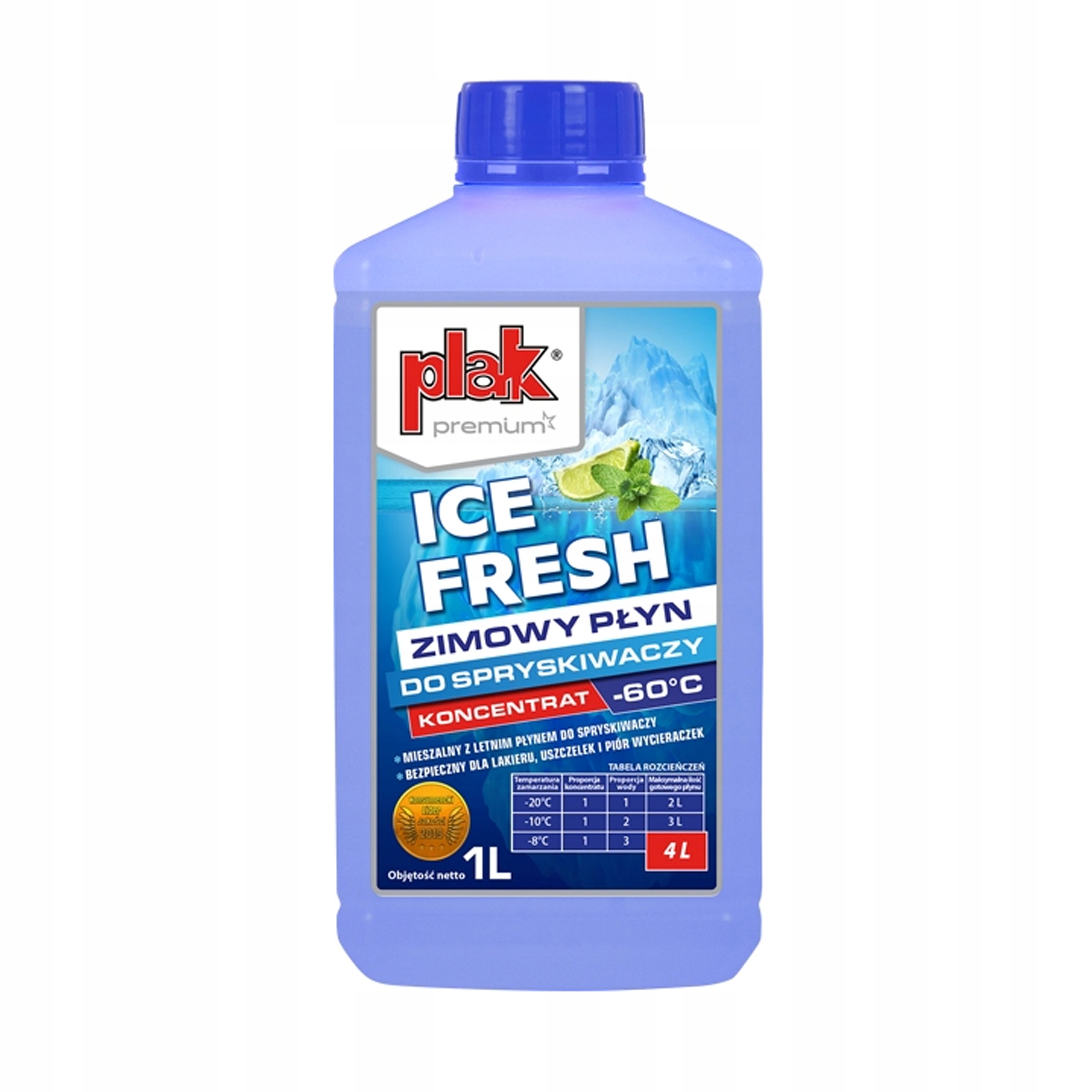 PLAK KONCENTRAT PŁYN DO SPRYSKIWACZA (-60°C) 1L