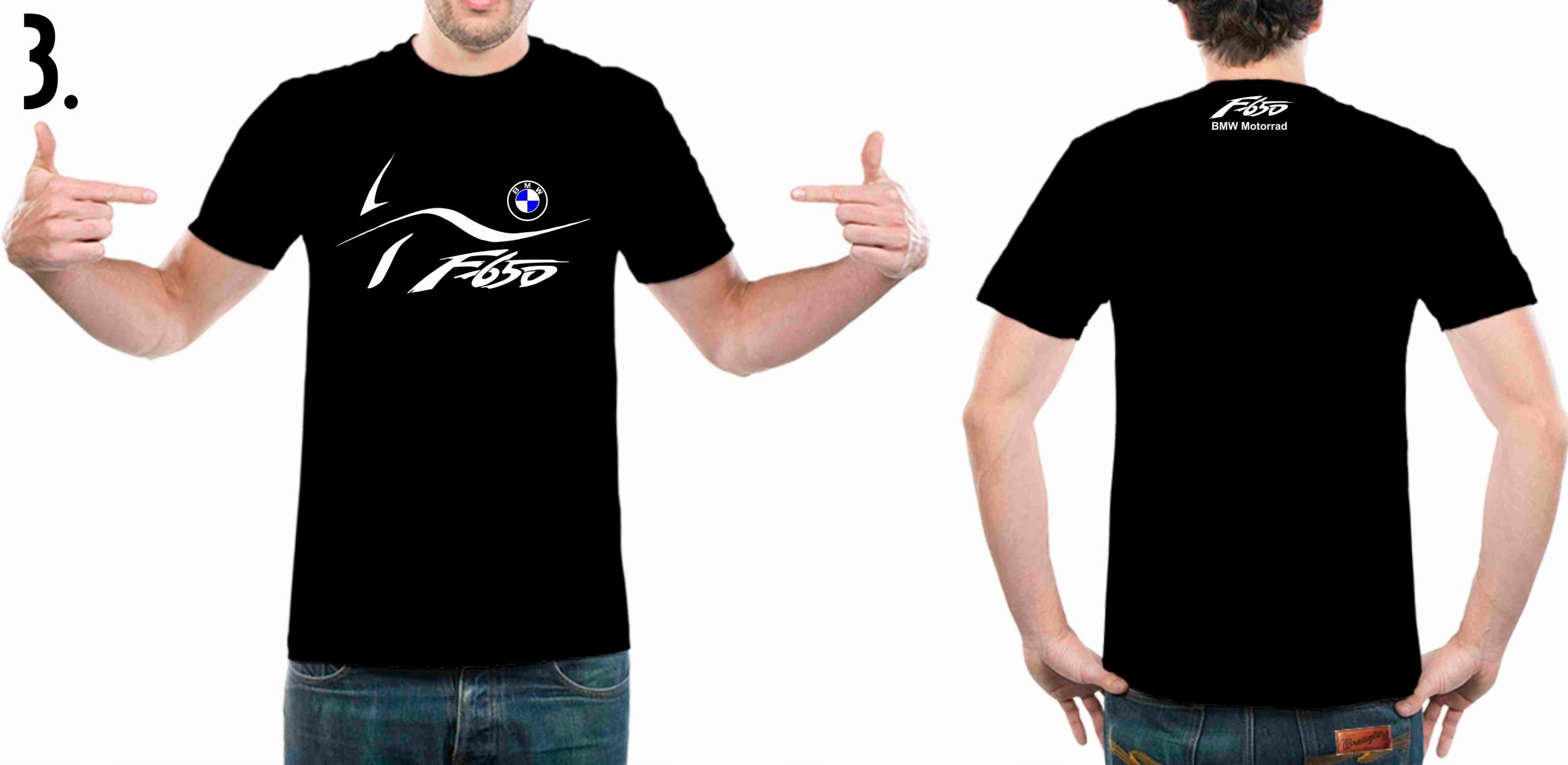 T-shirt koszulka motocyklowa BMW F650 Rozmiar L