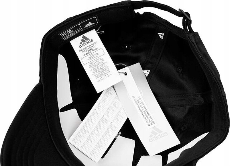 CZAPKA Z DASZKIEM MĘSKA ADIDAS SATIN BASEBALL CAP CZARNA OSFM HA5550 Kolor czarny