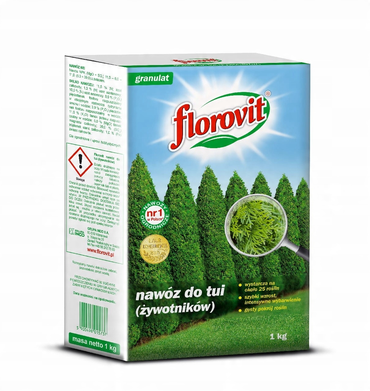

Florovit nawóz długodziałający do tui 1kg