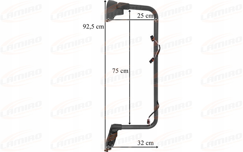 MAN TGL TGM TGA WSPORNIK RAMIĘ LUSTRA LEWE Producent części Lamiro