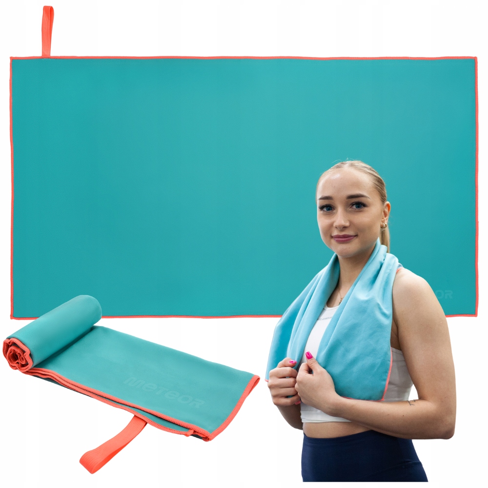 Ręcznik Szybkoschnący Kąpielowy Na Basen Duży Meteor 175x110 cm Pokrowiec