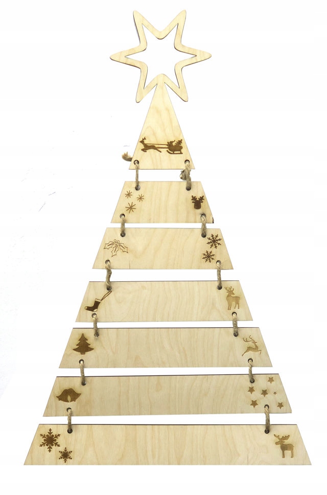 MEGA CHOINKA DO DEKORACJI KALENDARZ ADWENTOWY BC54