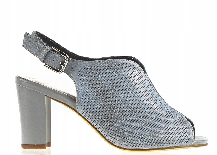 

Szare Sandały Damskie Ażurowe Sergio Leone 38