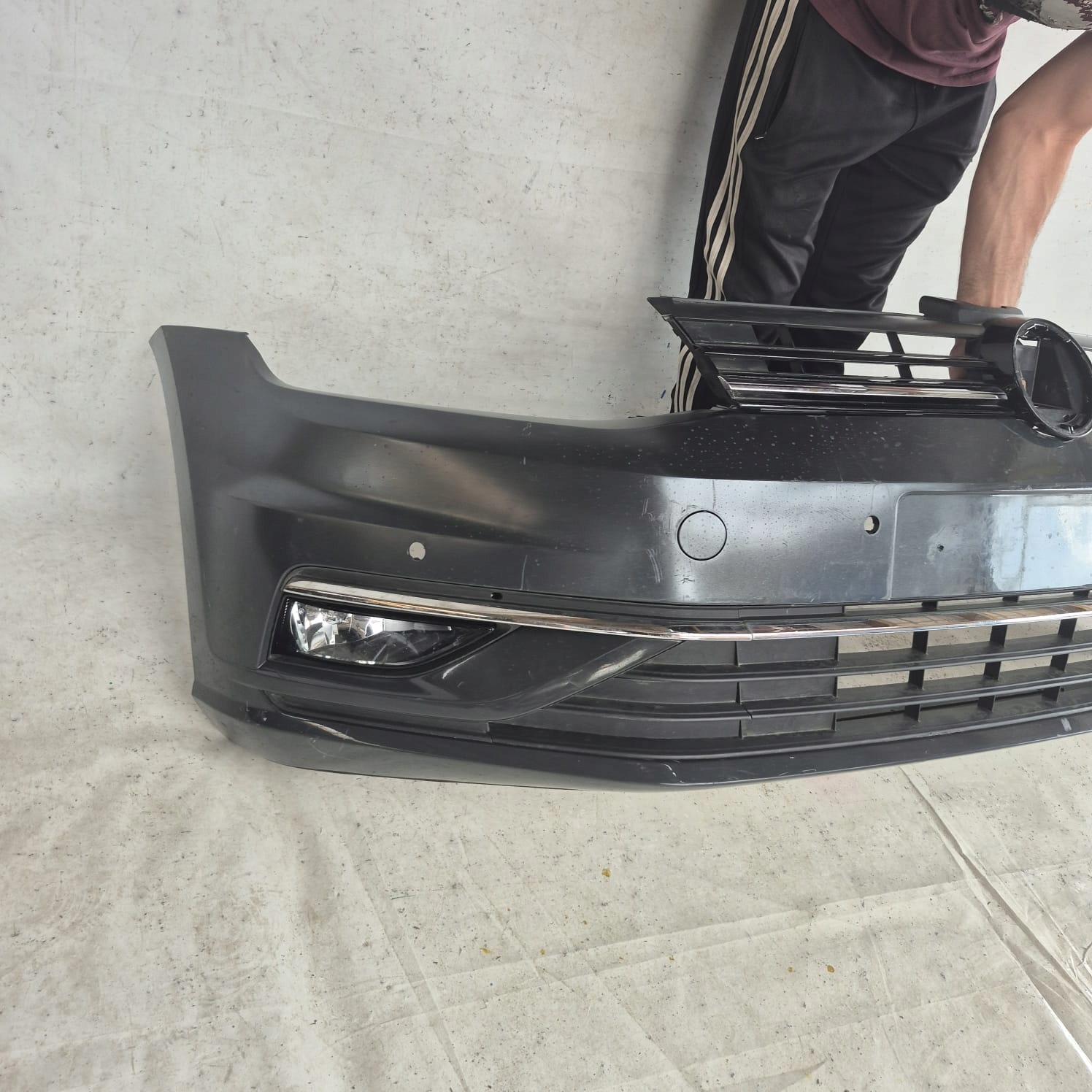 VW GOLF VII 7 LIFT 16-20 bumper front front PDC