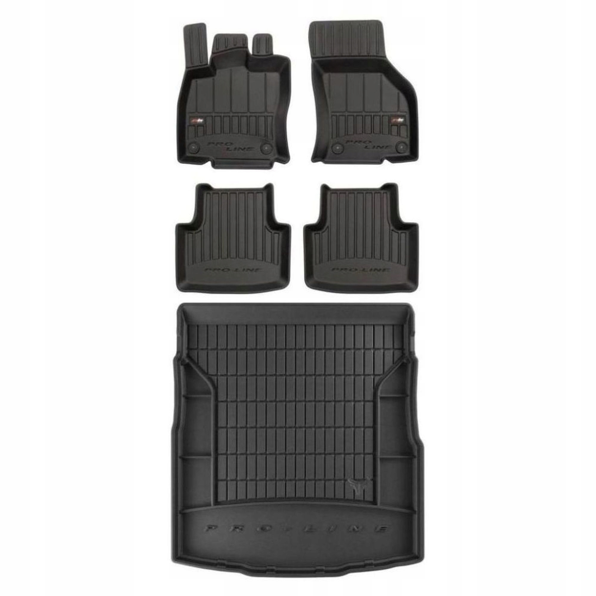 Gumová sada 3D koberčekov a rohoží Volkswagen Passat B8 2014-2022 Sedan, bez