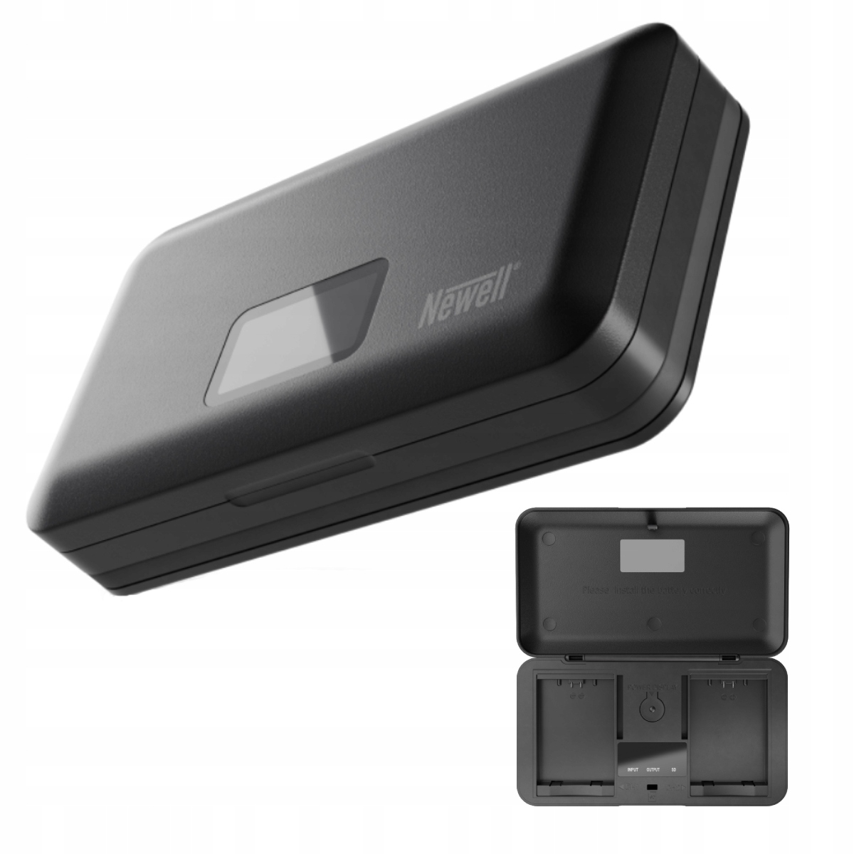 Ładowarka dwukanałowa do akumulatorów LP-E6 Canon powerbank czytnik kart Sd