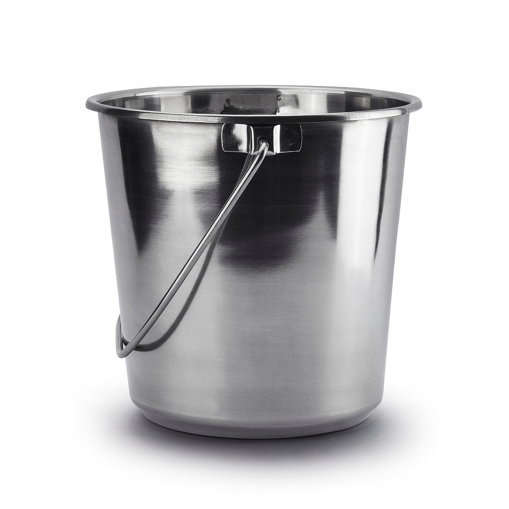 

Wiadro Ze Stali Nierdzewnej stalowe Silver 9l