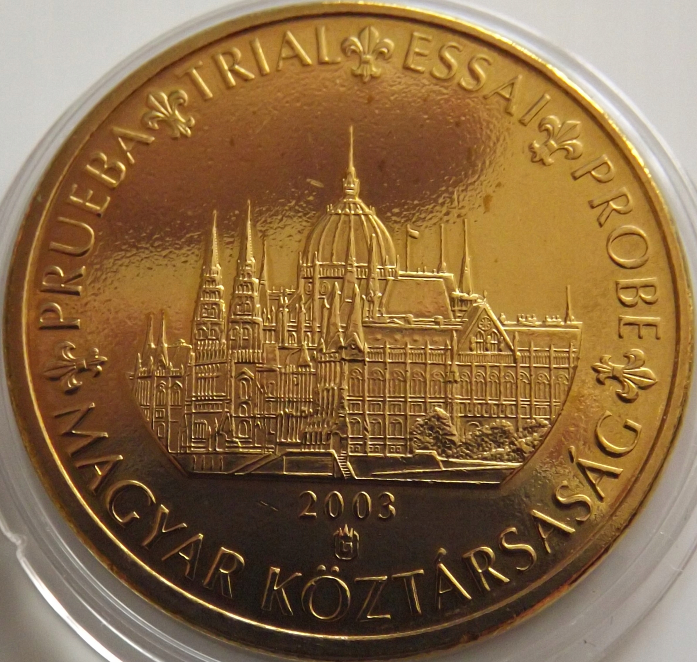 Węgry 20 Eurocent Próba 2003 SPECIMEN st. UNC-