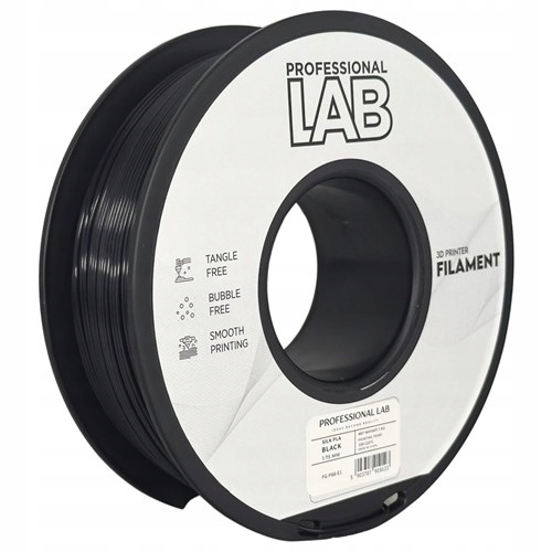 Filament Silk PLA Professional Lab 1,75mm 1kg czarny