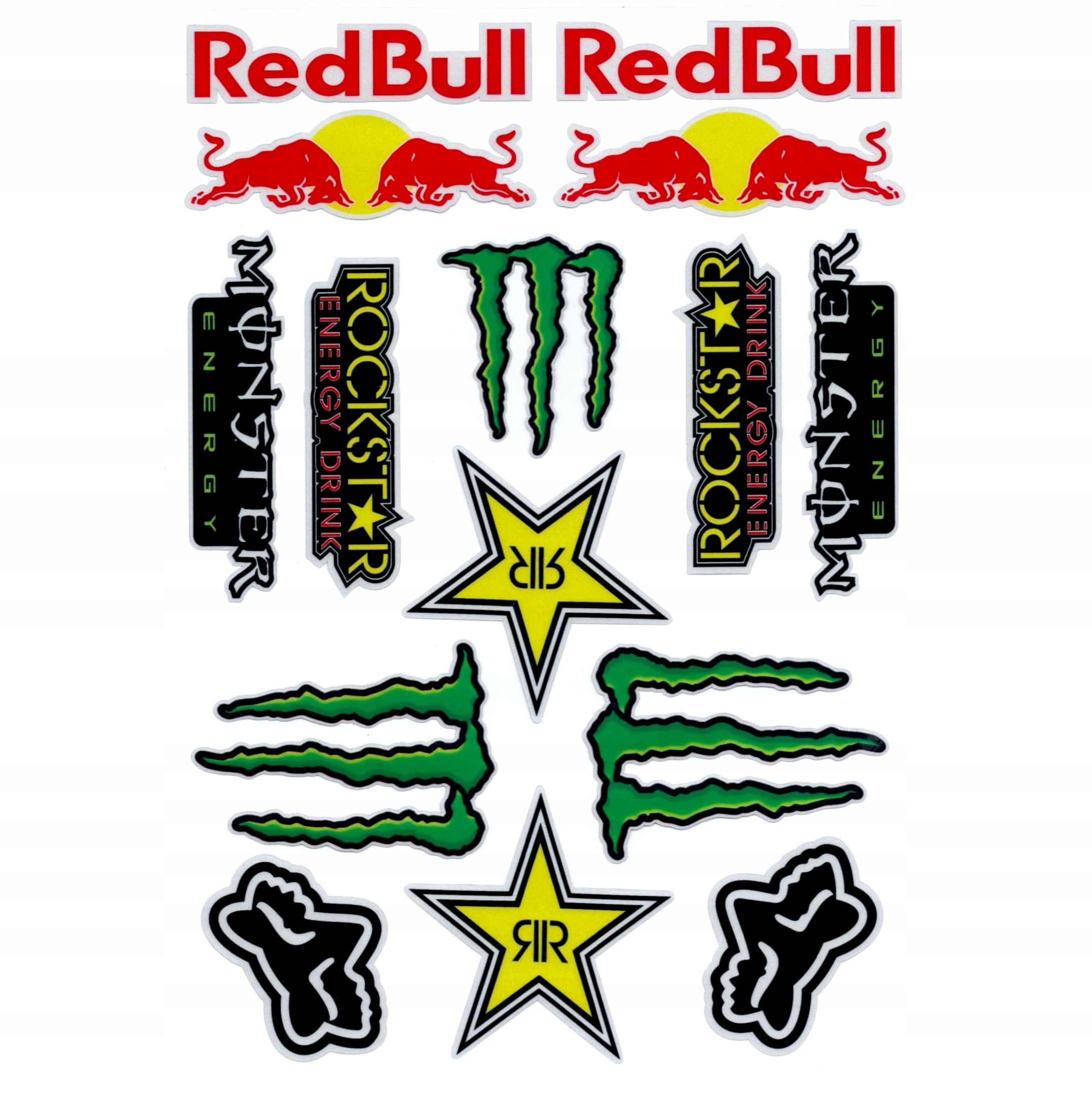 

Naklejki Na Motor Motocykl Rower Monster Redbull