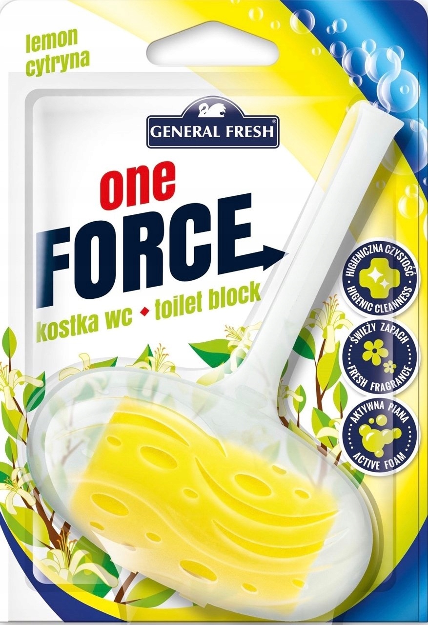 

General Fresh One Force 40g Kostka Wc Cytrynowy